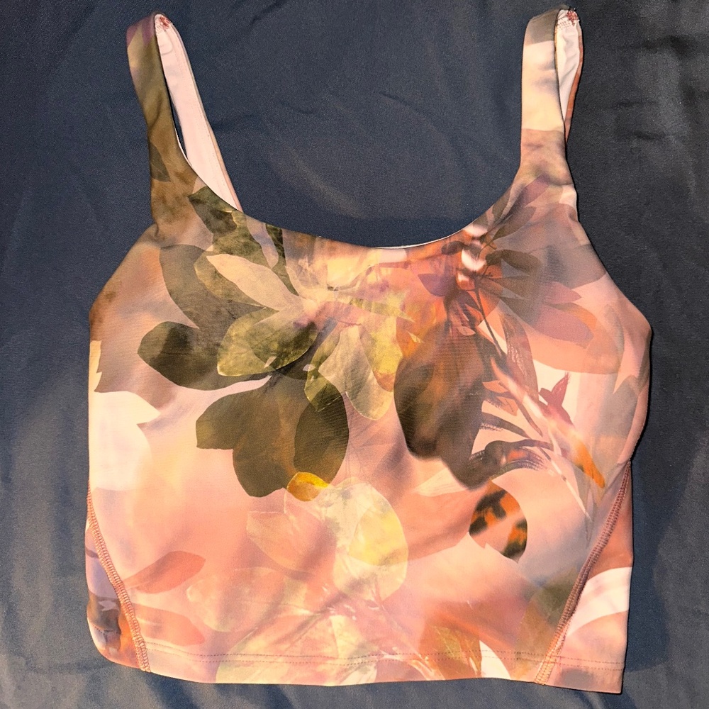 XS floral Workout Top